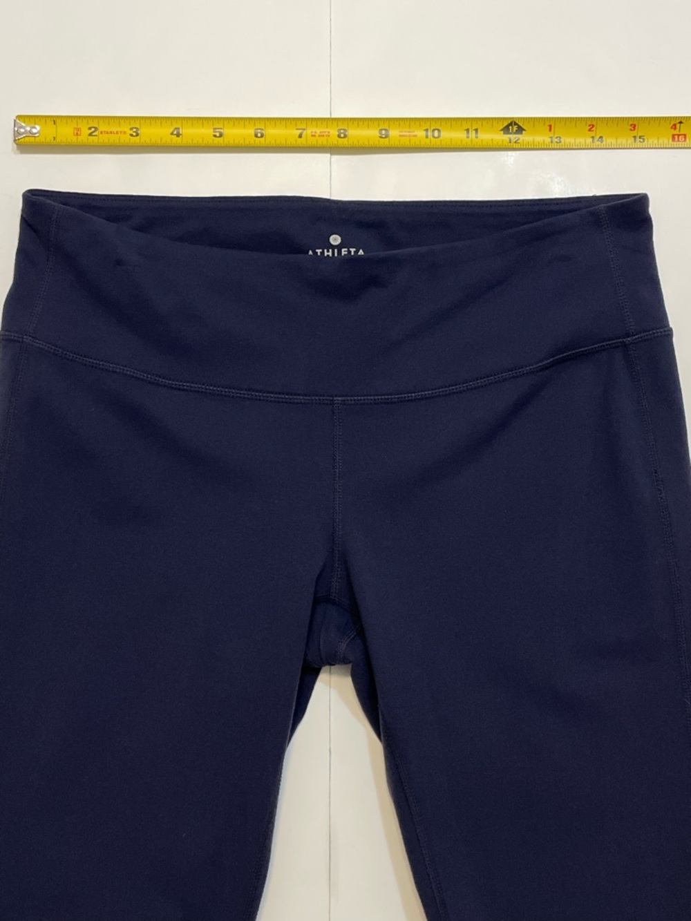 Athleta Women’s Navy High-Rise Athletic Leggings Size LP - Picture 5 of 11